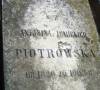 Grave of Antonina Piotrowska, died 1909